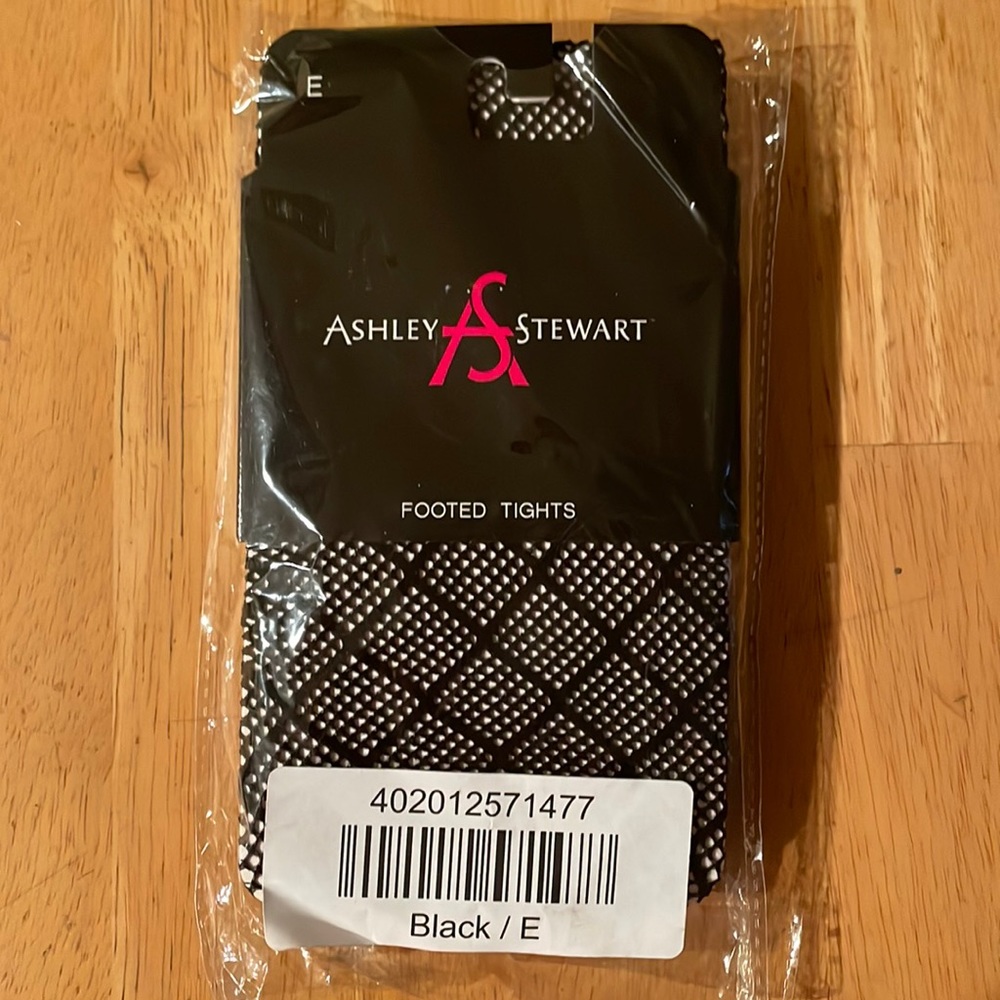 Ashley Stewart womens footed tights